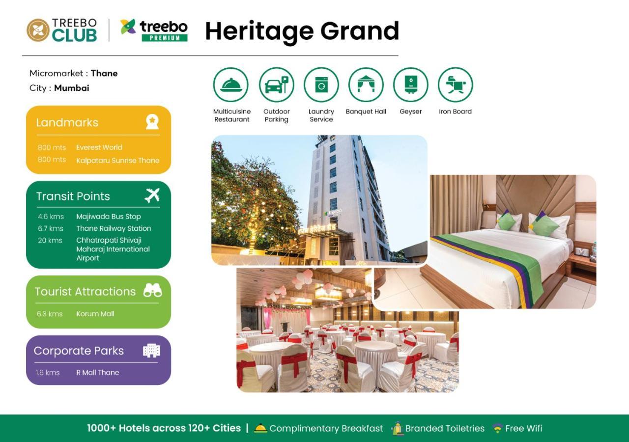 Treebo Premium Heritage Grand -Majiwada Thane Exterior foto